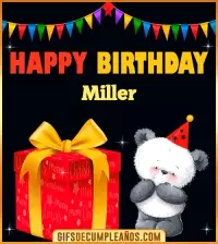 GIF Happy Birthday Miller